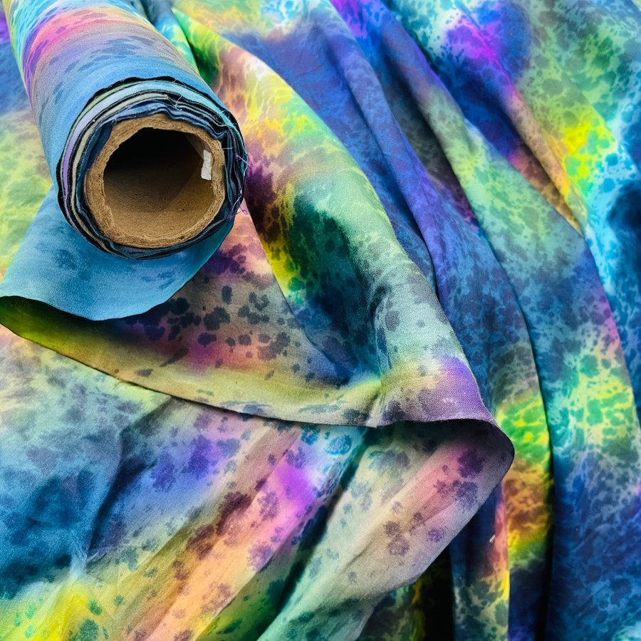 100% Cotton Tie Dye Batik Fabric, Nebula 100% Cotton Tie Dye Batik Fabric, Nebula