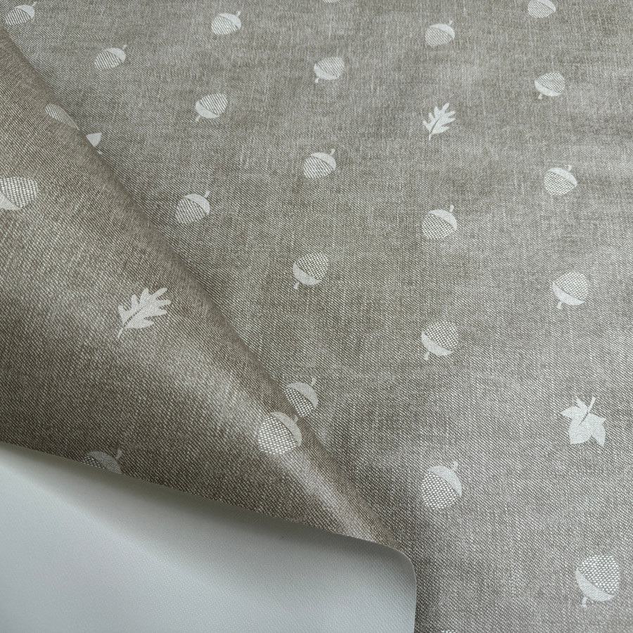 By the Metre Acorn & Autumn Leaves Oil Cloth PVC By the Metre Acorn & Autumn Leaves Oil Cloth PVC