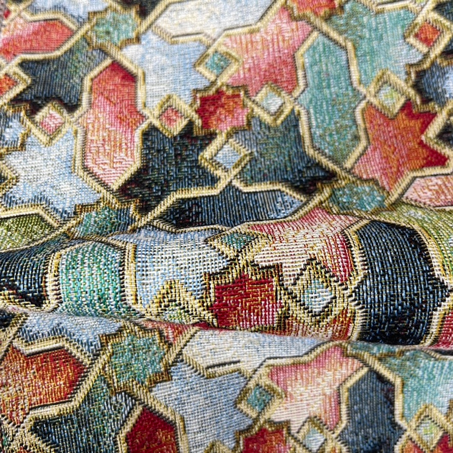 Michaelangelo Abstract Colourful Tapestry Upholstery Fabric Michaelangelo Abstract Colourful Tapestry Upholstery Fabric