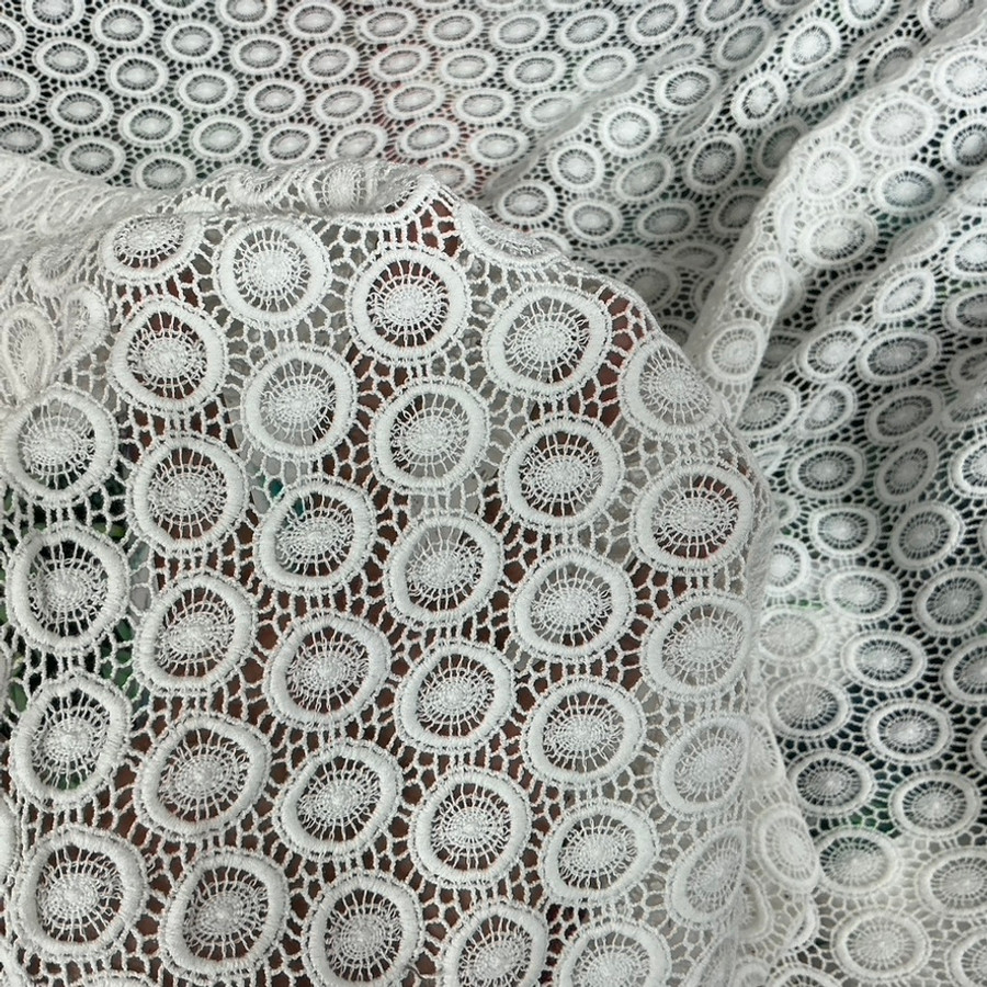 Cream Cotton Net Lace Bridal Fabric Guipure Cut Work Couture Lace Cream Cotton Net Lace Bridal Fabric Guipure Cut Work Couture Lace