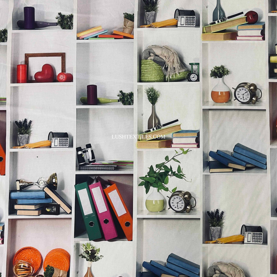 Office Scene Backdrop Digital Print Cotton Fabric 140cm Wide Office Scene Backdrop Digital Print Cotton Fabric 140cm Wide