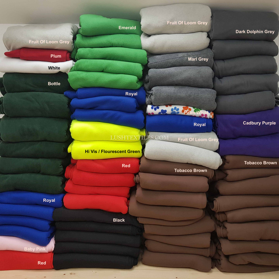 Prestige Plain Soft Antipil Polar Fleece Fabric Prestige Plain Soft Antipil Polar Fleece Fabric