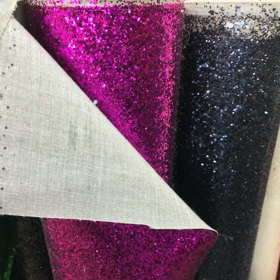 Chunky Glitter Vinyl Fabric Chunky Glitter Vinyl Fabric