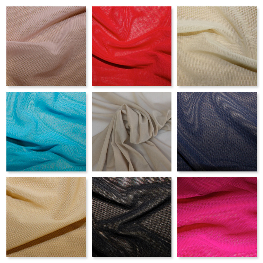 Prestige Power Mesh with 4-Way Stretch Fine Tulle Prestige Power Mesh with 4-Way Stretch Fine Tulle