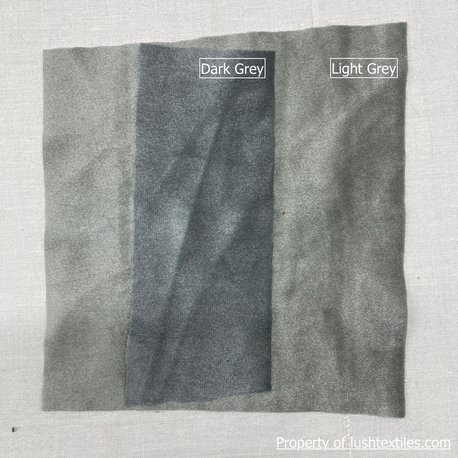 Bellissimo Plush Velvet Upholstery Fabric, Silver Bellissimo Plush Velvet Upholstery Fabric, Silver