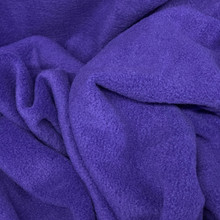 Plain Antipil Polar Fleece Fabric, Purple