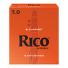 Rico by D'Addario Bb Clarinet Reeds, 3-pack