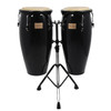 Tycoon Supremo Series Black Congas 10″ & 11″