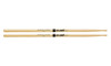 Classic Forward 5A Long Hickory Drumstick, Oval Wood Tip