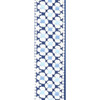 D'Addario 1.5" Nylon Ukulele Strap - Blue Flowers