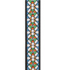 Planet Waves Woven Guitar Strap, Stained Glass