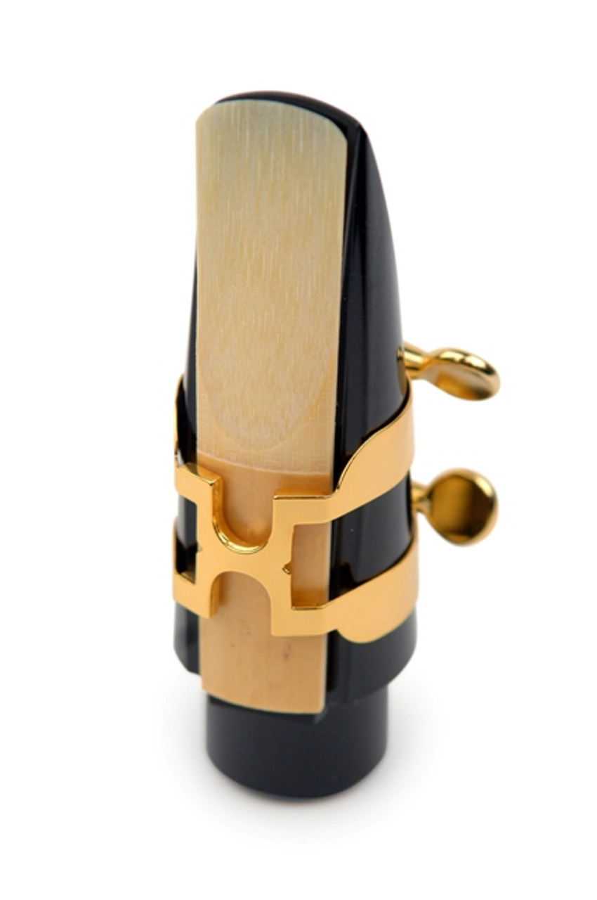 D'Addario H-Ligature & Cap, Alto Saxophone Gold