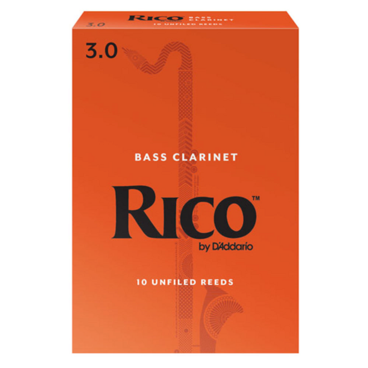 Rico by D'Addario Bass Clarinet Reeds, 25-pack