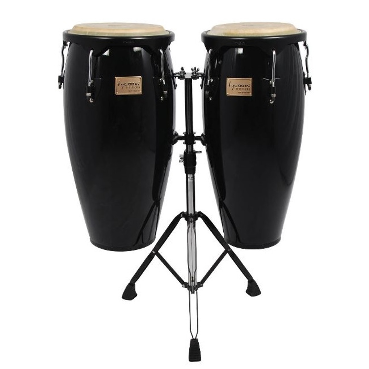 Tycoon Supremo Series Black Congas 10″ & 11″