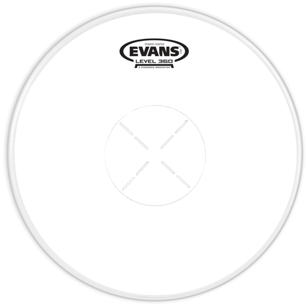 Evans Power Center Drum Head, 13 Inch