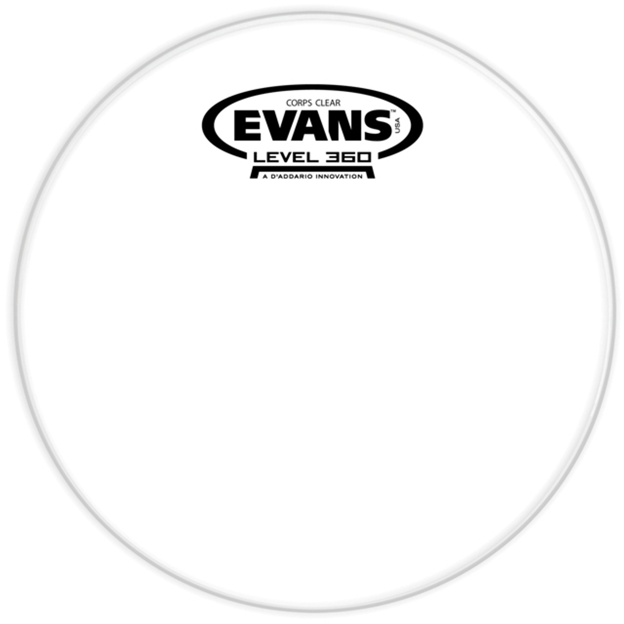 Evans Corps Clear Marching Tenor Drum Head, 10 Inch