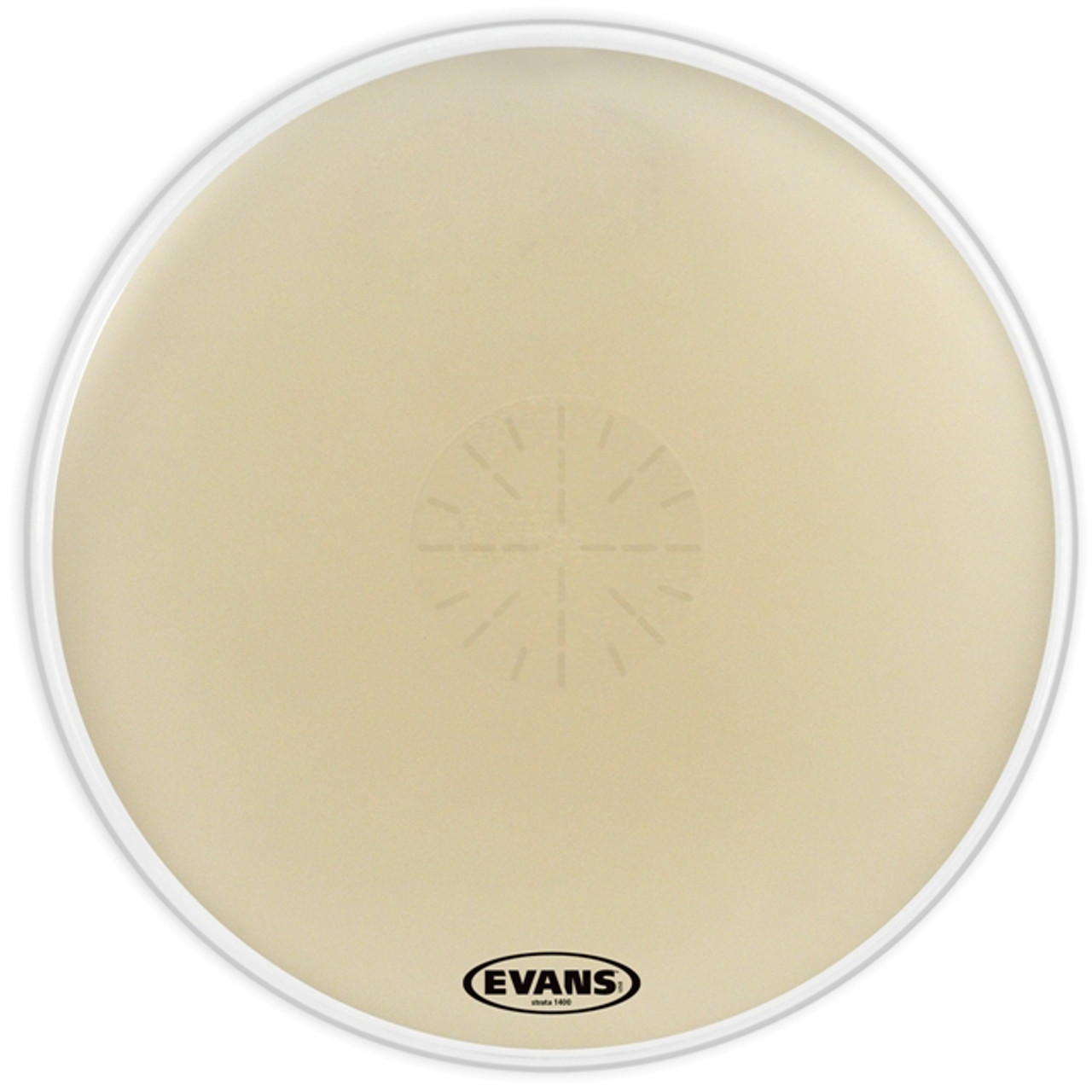 Evans Strata 1400  Power Center Reverse Dot Concert Bass Drum Head, 36 Inch