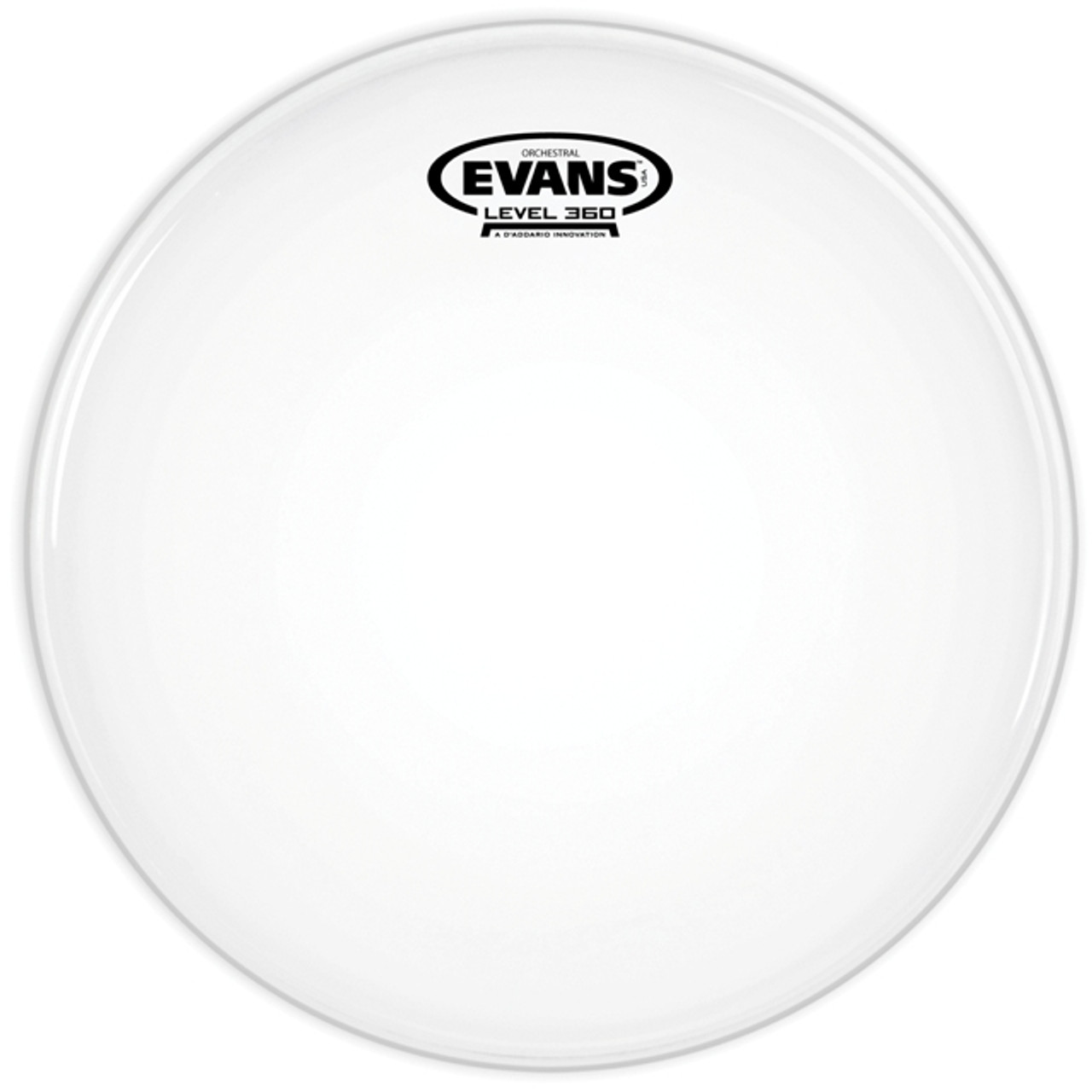 Evans Orchestral Coated White Snare Drum Head, 14 Inch