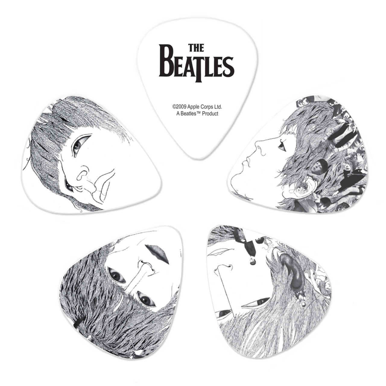 Planet Waves Beatles Guitar Picks, Revolver, 10 pack, Medium