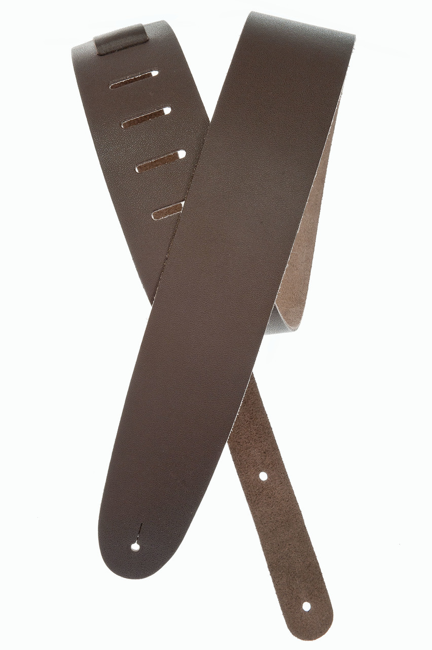 Planet Waves Basic Classic Leather Guitar Strap, Brown