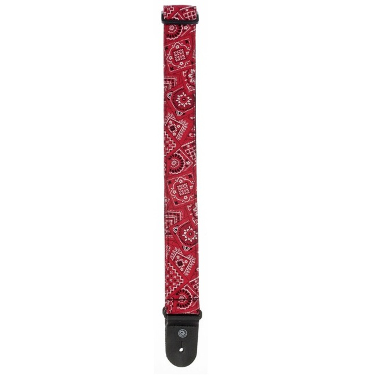 Planet Waves Woven Guitar Strap, Bandana Red