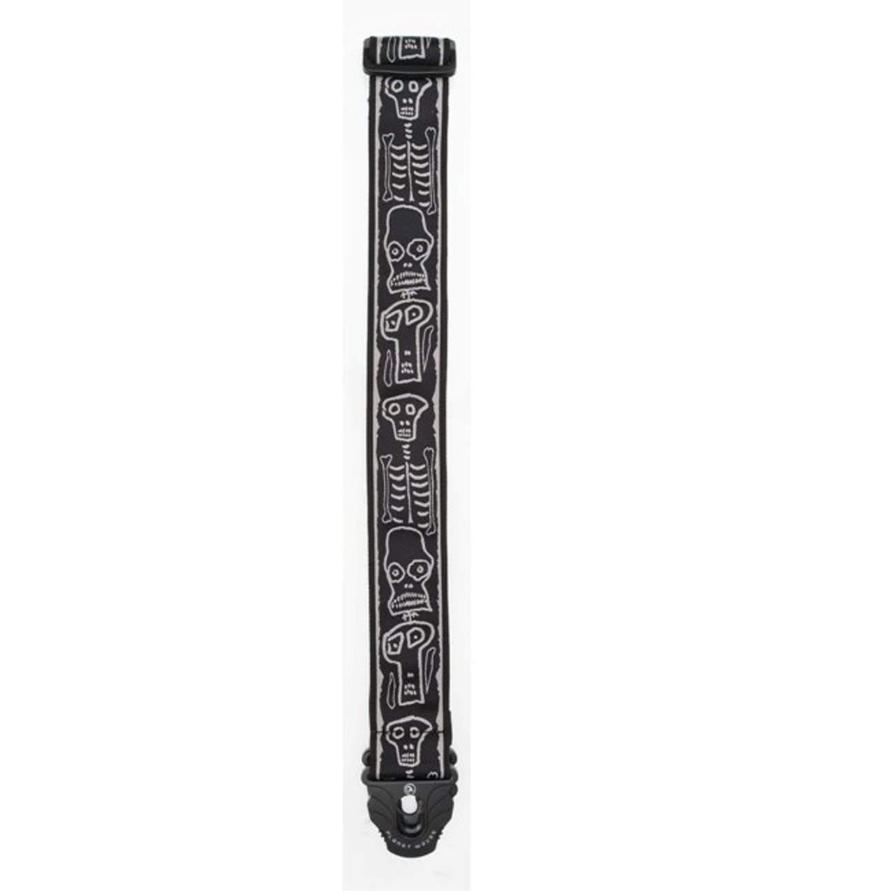 Planet Waves Joe Satriani Planet Lock Guitar Strap, Skull N Bones