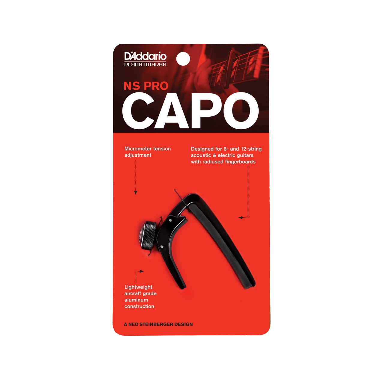 Planet Waves NS Capo, Black