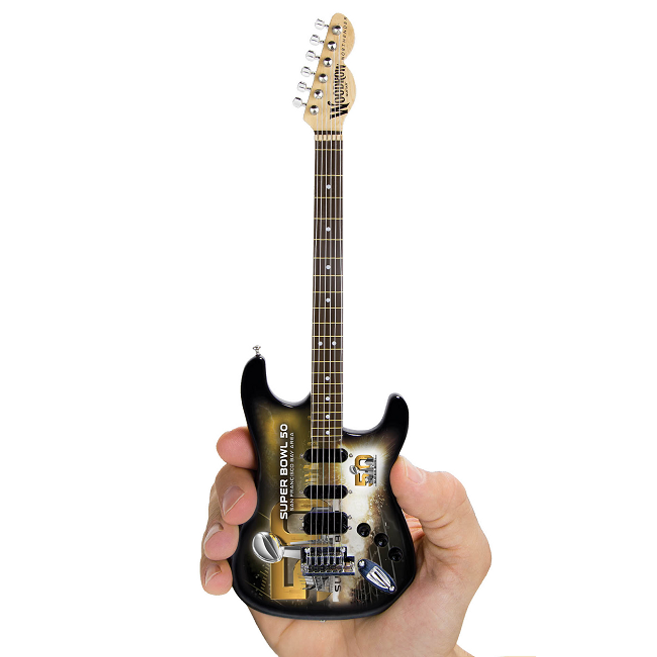 Super Bowl 50 10" Collectible Mini Guitar