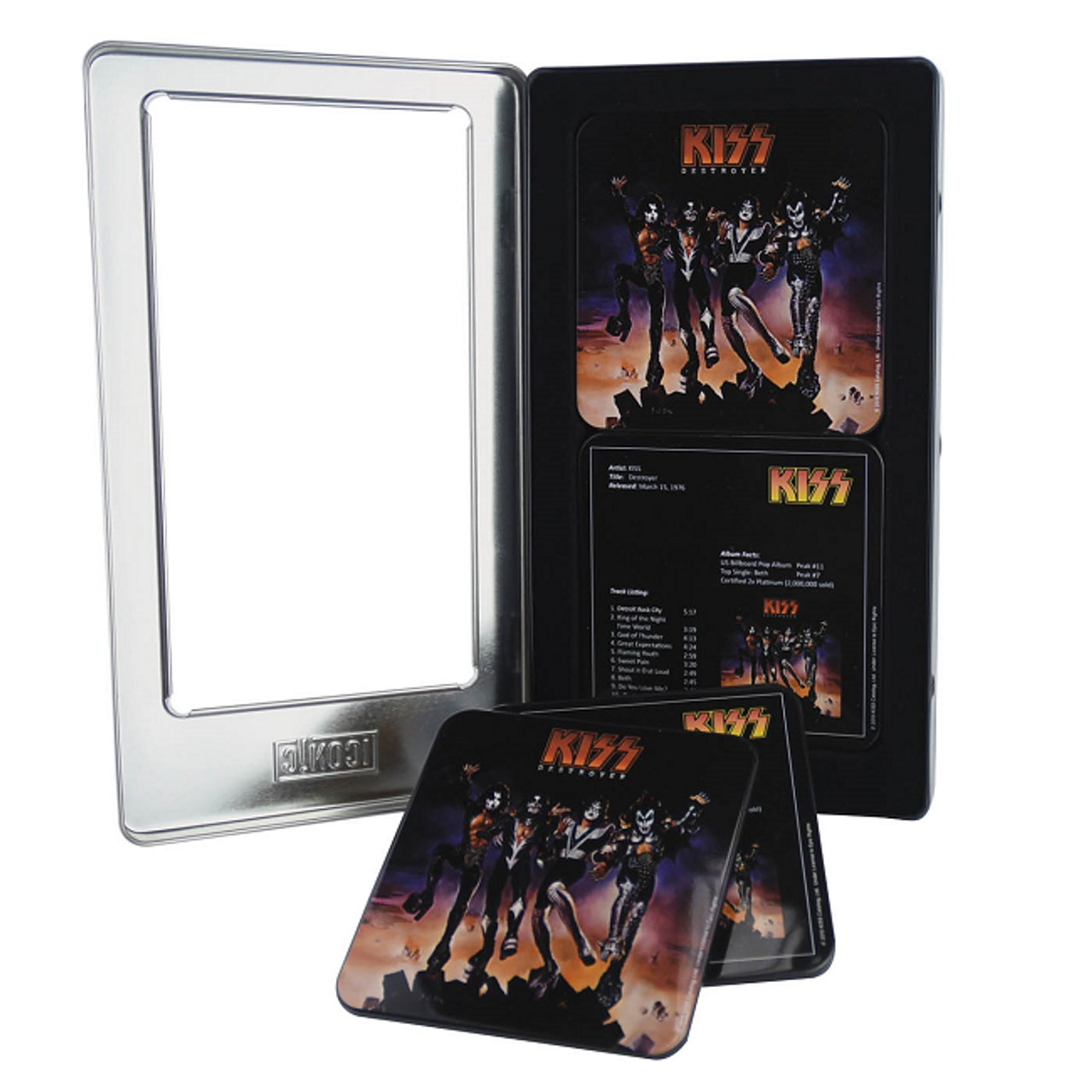 Kiss: Destroyer 6-Piece Tin Coaster Set