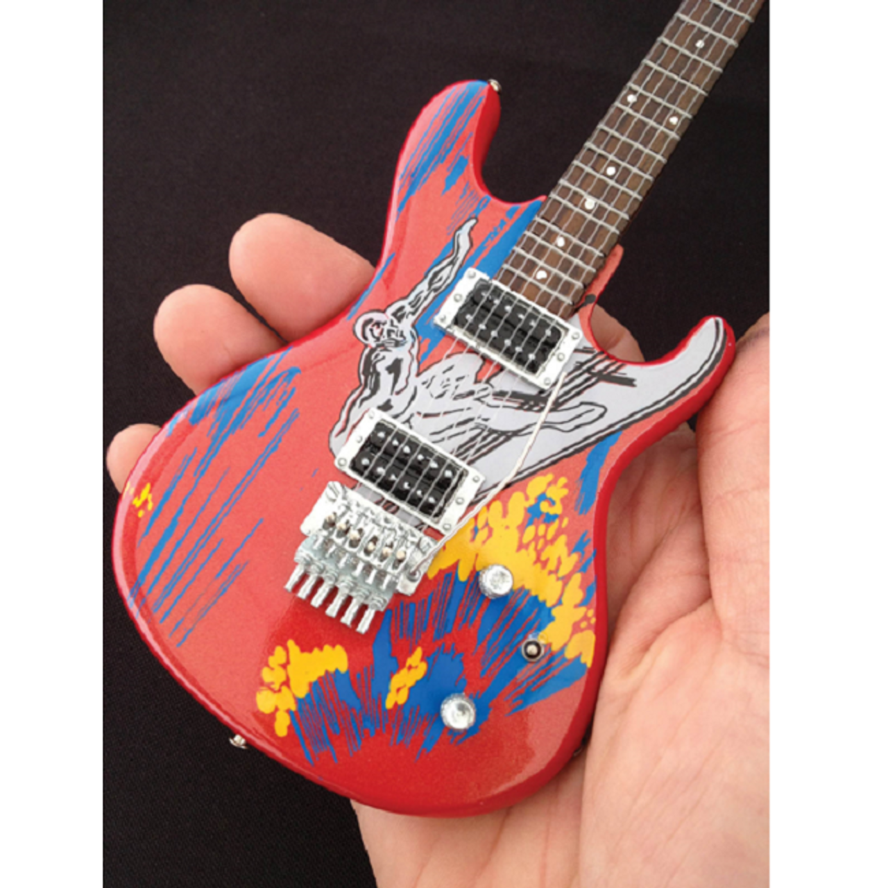 Joe Satriani Silver Surfer Model Miniature Guitar Replica Collectible