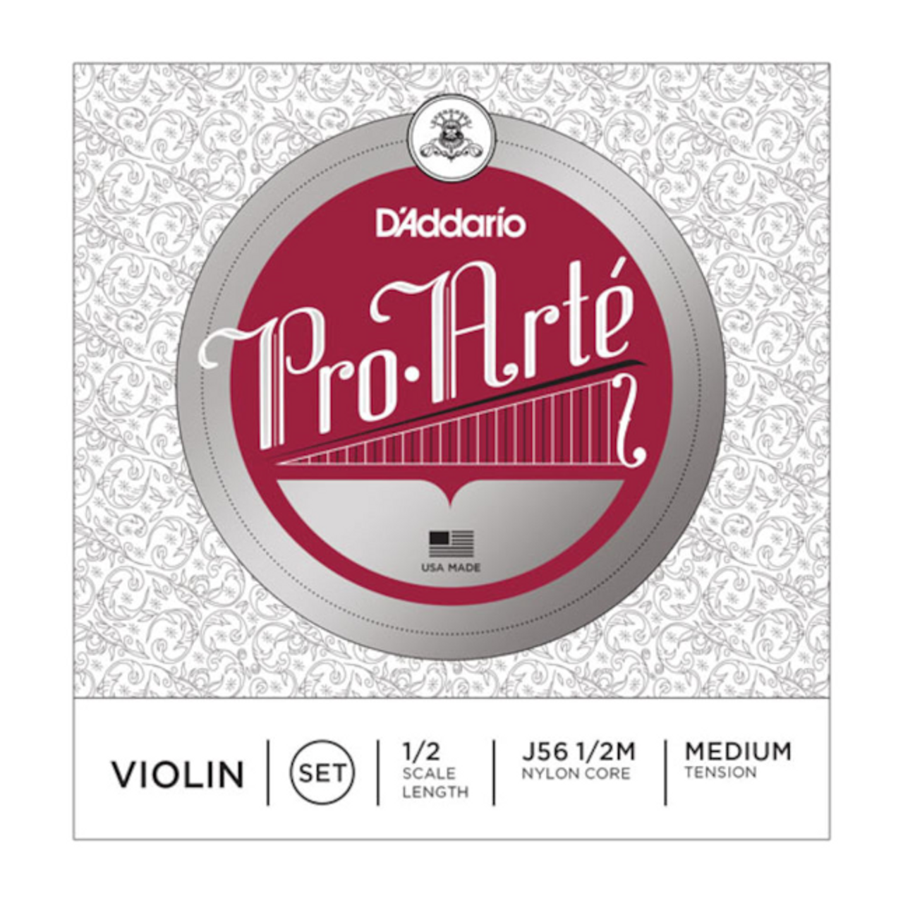 Pro-Arte Violin String Set, 1/2 Scale, Medium Tension