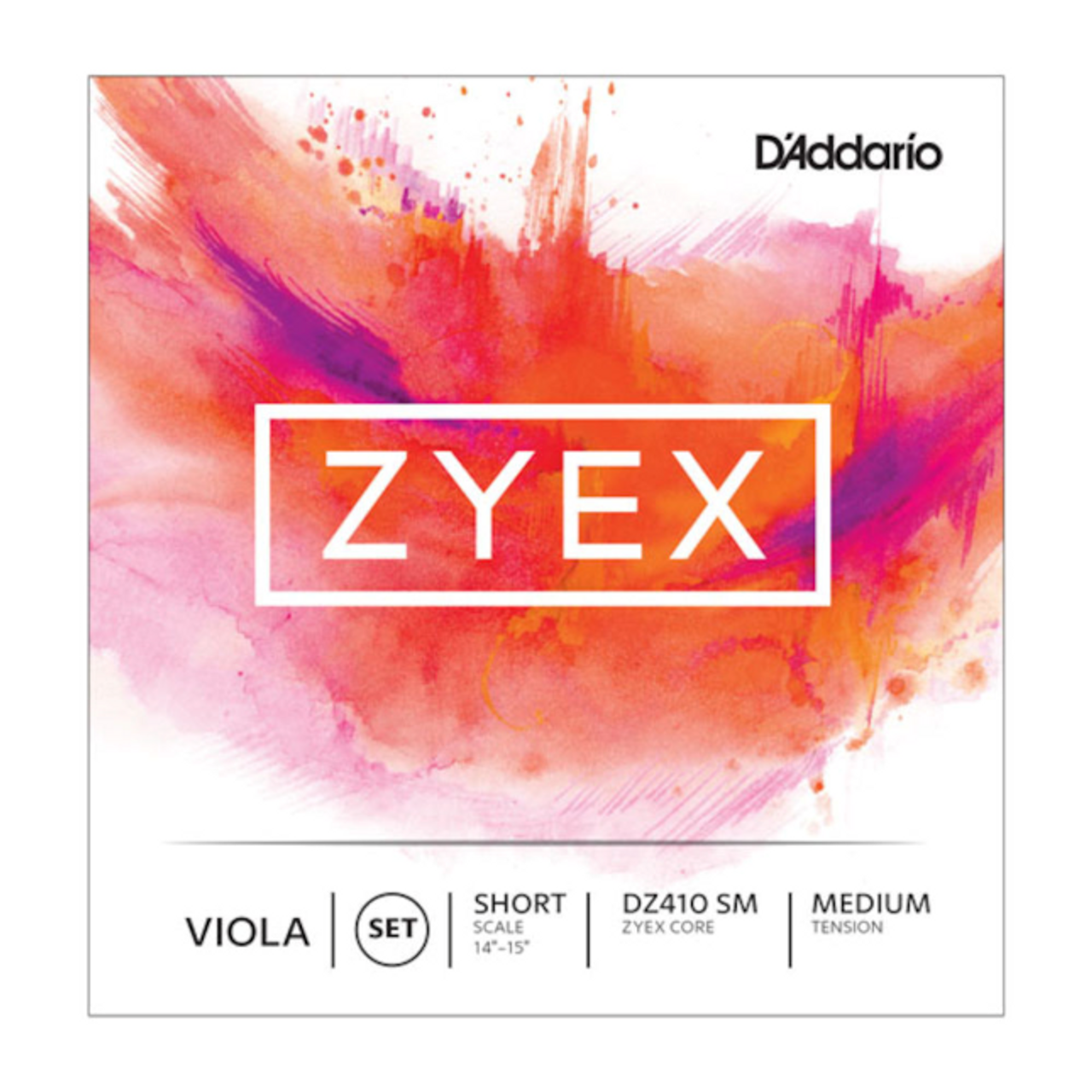 Zyex Viola String Set, Short Scale, Medium Tension