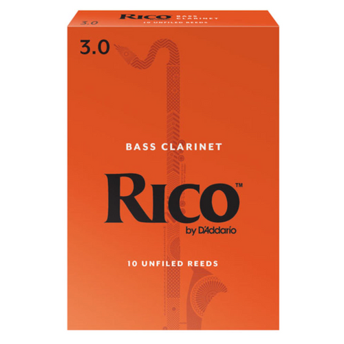 Rico by D'Addario Bass Clarinet Reeds, 25-pack