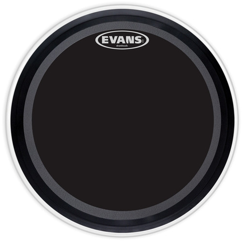 Evans EMAD Onyx Bass Drum Head, 20 Inch