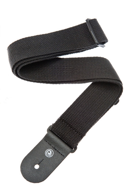 Planet Waves Cotton Guitar Strap, Black