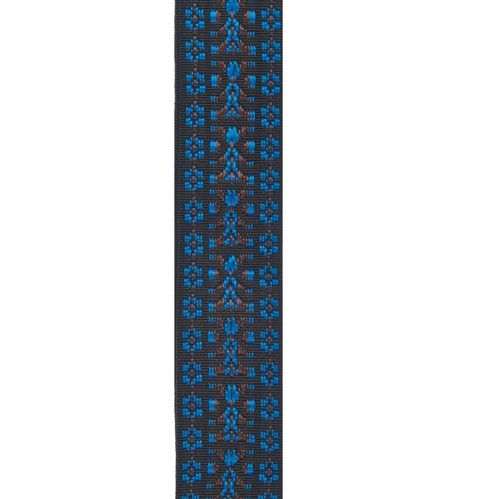 Planet Waves Woven Guitar Strap, Hootenanny Blue/Black