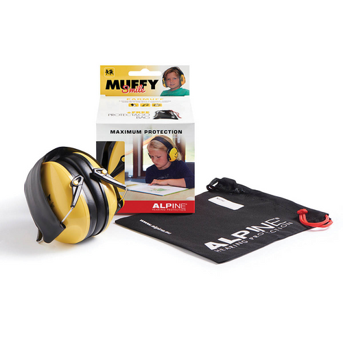 Muffy Smile Yellow Protective Headphones