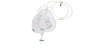AMSINO AMSURE® URINARY DRAINAGE BAGSDrainage Bag, 2000mL, Anti-Reflux Chamber, Pre-Pierced Needle Free Sampling Port (Luer Slip or Blunt Cannula Compatible), Universal Double Hook & Rope Hanger, T-Tap Drain Port, Sterile Fluid Pathway, 20/cs (60 cs/p
