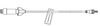 AMSINO AMSAFE® IV ADMINISTRATION SETSStandard Bore IV Extension Set, 7" Length, 1.2 mL Priming Volume, 1 AMSafe Needle-Free Connector, 1 Slide Clamp, Rotating Male Luer Lock, Tyvek Poly Pouch, 50/cs