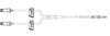 AMSINO SMALLBORE EXTENSION SETBifuse Extension Set, (2) MicroClave® Clear Needle-Free Connectors, (2) Slide Clamps, Rotating Male Luer Lock, 7" Length, 0.39ml PV, 50/cs