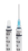 MYCO RELI® WEALY® SAFETY SYRINGES - Safety Syringe with Needle, 3 mL, 23G x 1", Sterile, Deep Blue, 100/bx (Rx) (HAZMAT Fees Apply, cannot ship via Air or to AK, GU, HI, MP, PR, VI) (Available for Sale in US & Canada)
