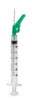MYCO RELI® SAFETY HYPODERMIC NEEDLE W/ATTACHED SYRINGE - Safety Hypodermic Needle with 3mL Syringe, 21G x 1-1/2", Low Dead Space, 100/bx (US Only)