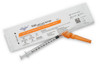 MYCO RELI® SAFETY HYPODERMIC NEEDLE W/ATTACHED SYRINGE - Safety Hypodermic Needle with 3mL Syringe, 25G x 5/8", Low Dead Space, 100/bx (US Only)