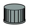 SC N8-nH, blk, Sil w/PTFE r, 45°, 1.3
