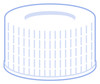 SC N24-H, w, Sil w/PTFE bg, 45°, 3.2