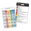 MARKETLAB BOWMAN ACCESSORIES - Transmission Based Precautions Quick Reference Card, Vertical, Attaches to Name Tag Holder, 2¼"W x 3 3/8"H x 1/16"D, 25/pk (pk=ea) (Made in USA)
