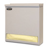 MARKETLAB BOWMAN GOWN DISPENSER - Gown Dispenser, Bulk, Holds Variety of Gowns in Bulk Quantity, Keyholes For Wall Mounting & Door Hanger Cut Out, Quartz ABS Plastic