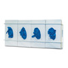 MARKETLAB BOWMAN GLOVE BOX DISPENSERS - Glove Box Dispenser, Quad, Holds Four Boxes of Gloves, Screw Holes For Wall Mounting, White Coated Wire, 21.67"W x 8.16"H x 3.75"D, 2/pk (pk=ea)