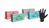 Glove, General Purpose, Nitrile, Poly Coated, Textured, Powder-Free (PF), Medium, Black (SHARK)