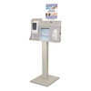 MARKETLAB BOWMAN COVER YOUR COUGH COMPLIANCE KIT - Cover Your Cough Compliance Kit, Includes: (1) BOWMAN® Respiratory Hygiene Station (RS005-0212), (1) BOWMAN® Floor Stand (KS010-0412) and (1) BOWMAN® Sign Holder (MP-070) (Made in the USA)